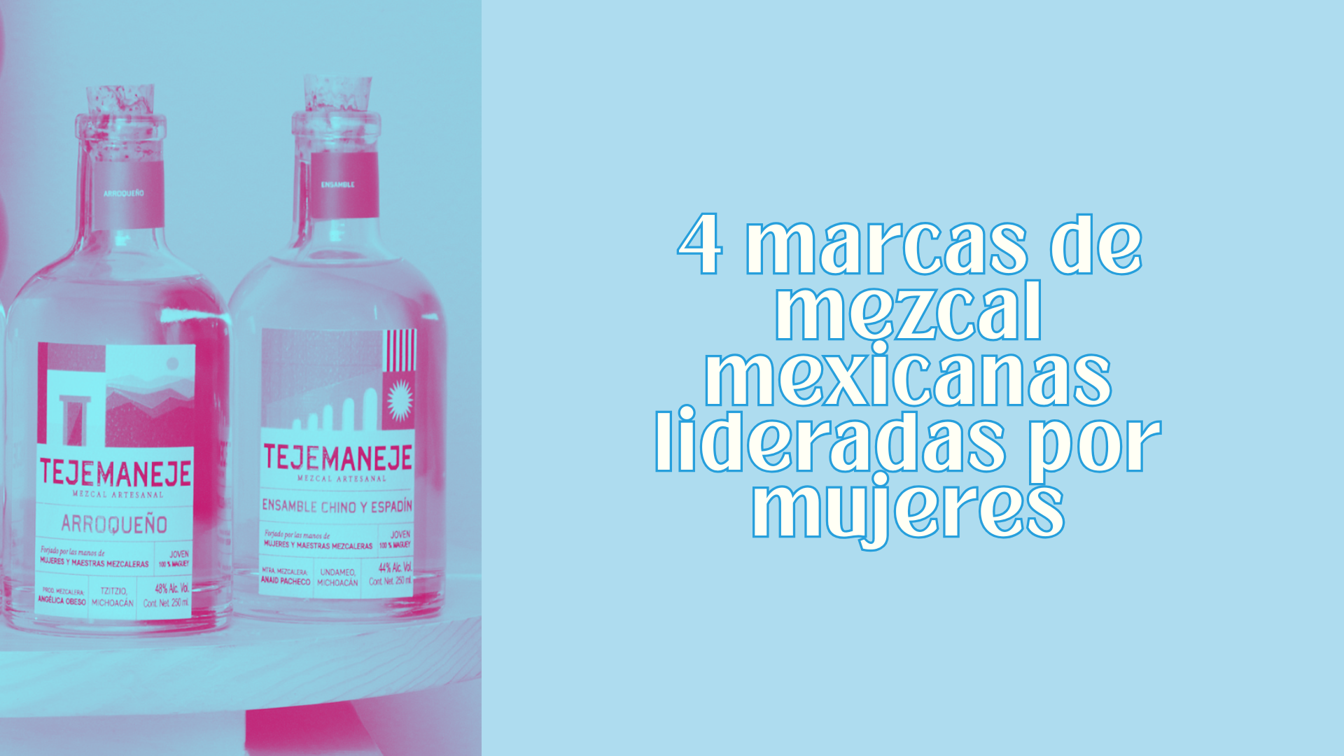 4 marcas de mezcal mexicanas lideradas por mujeres